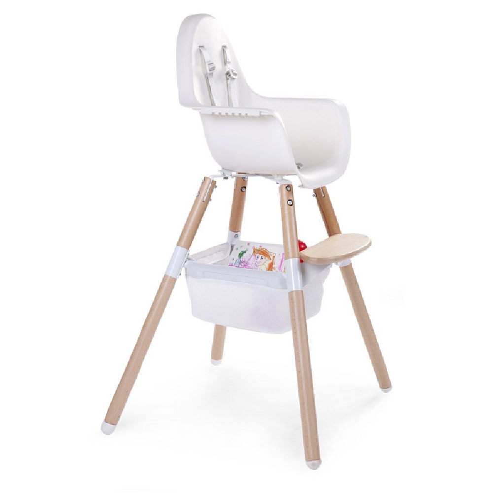 Childhome Koszyk do krzesełka Evolu 2 White - obrazek 4