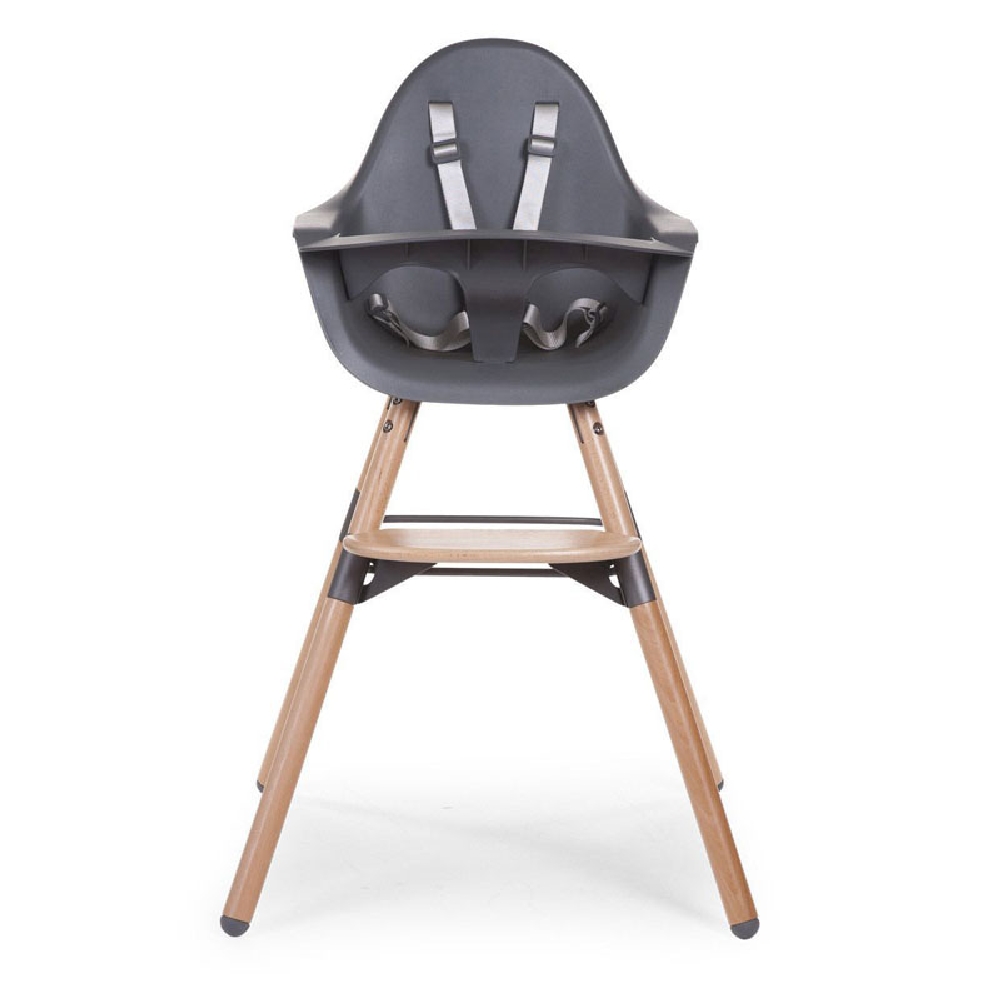 Childhome Krzesełko do karmienia Evolu 2 Natural/Anthracite - obrazek 3