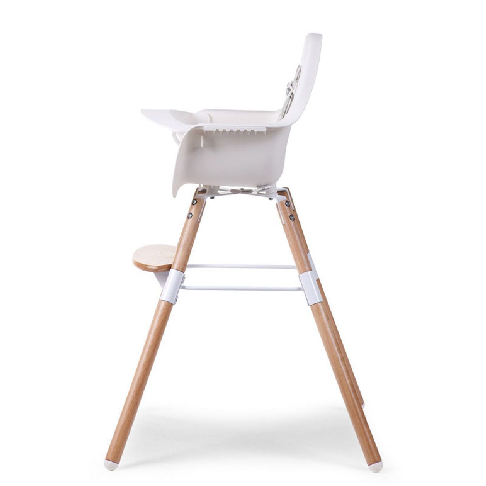 Childhome Krzesełko do karmienia Evolu 2 Natural/White - obrazek 4