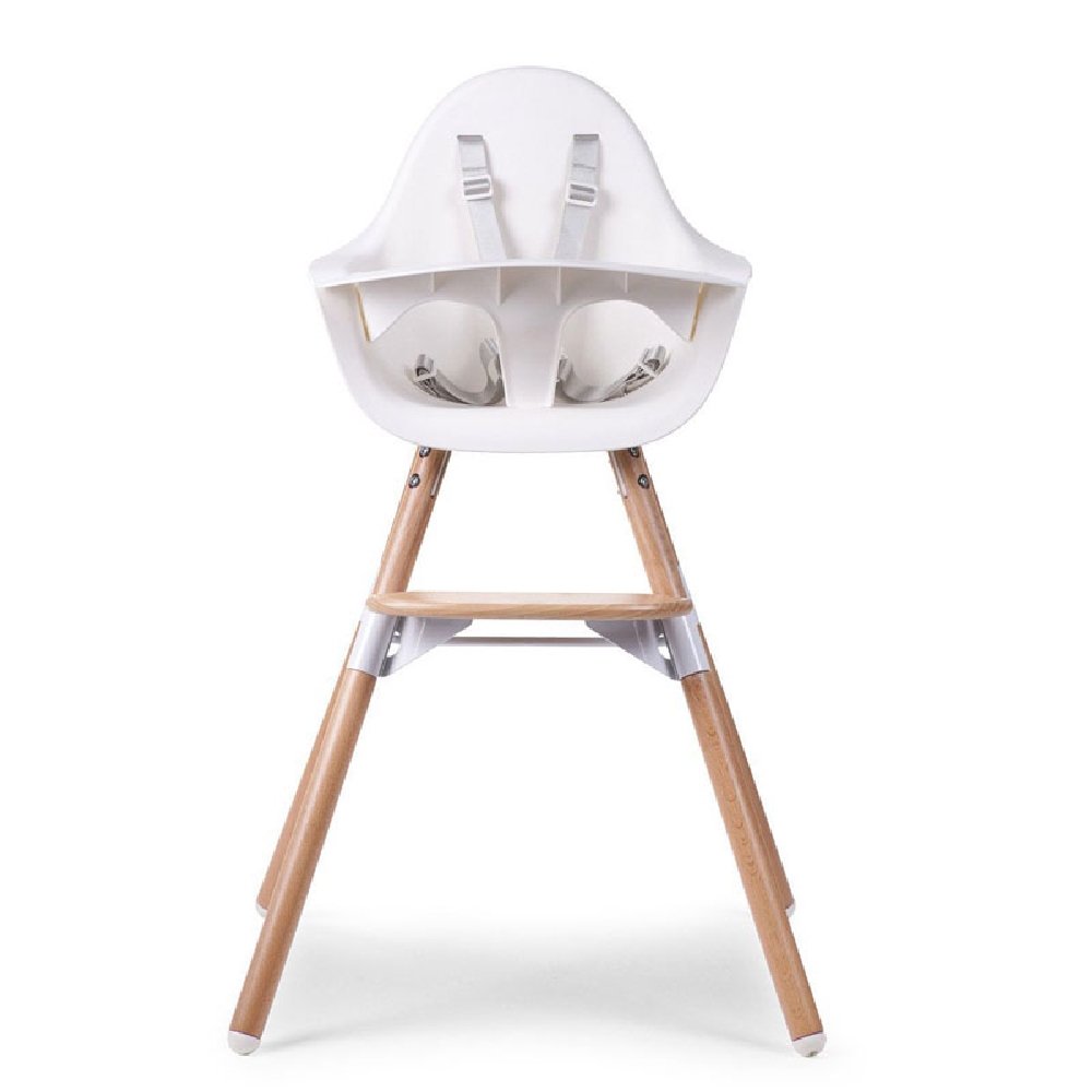 Childhome Krzesełko do karmienia Evolu 2 Natural/White - obrazek 5