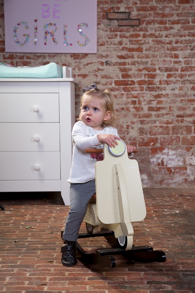 Childhome Bujak na biegunach skuter Vintage Cream - obrazek 6