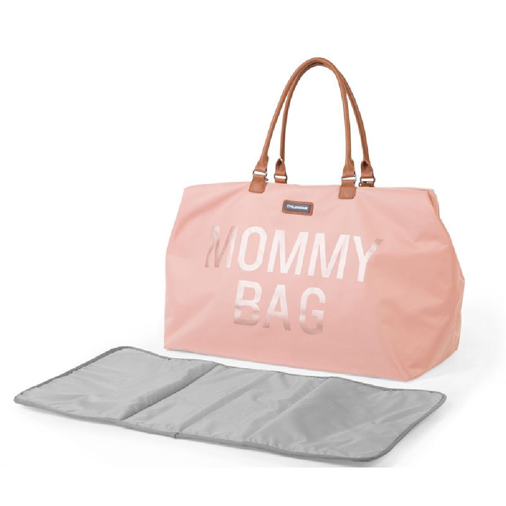 Childhome Torba Mommy Bag Różowa - obrazek 3