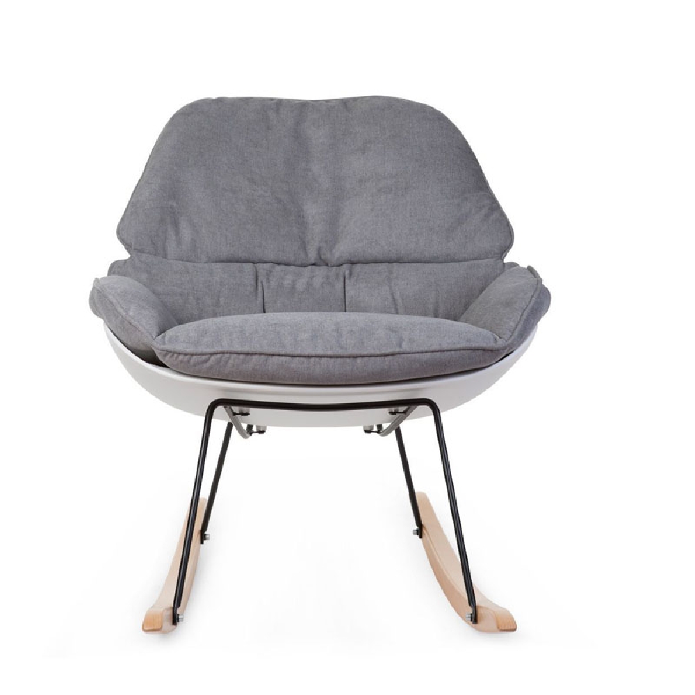 Childhome Fotel bujany Lounge White/Grey - obrazek 4