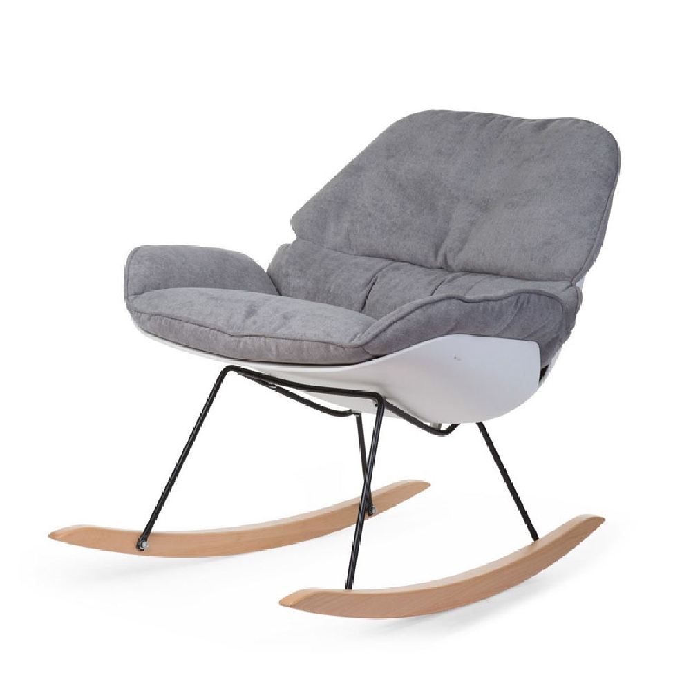 Childhome Fotel bujany Lounge White/Grey - obrazek 5
