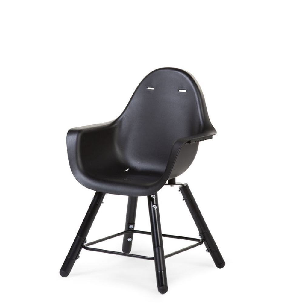 Childhome Krzesełko do karmienia Evolu 2 Black/Black - obrazek 6