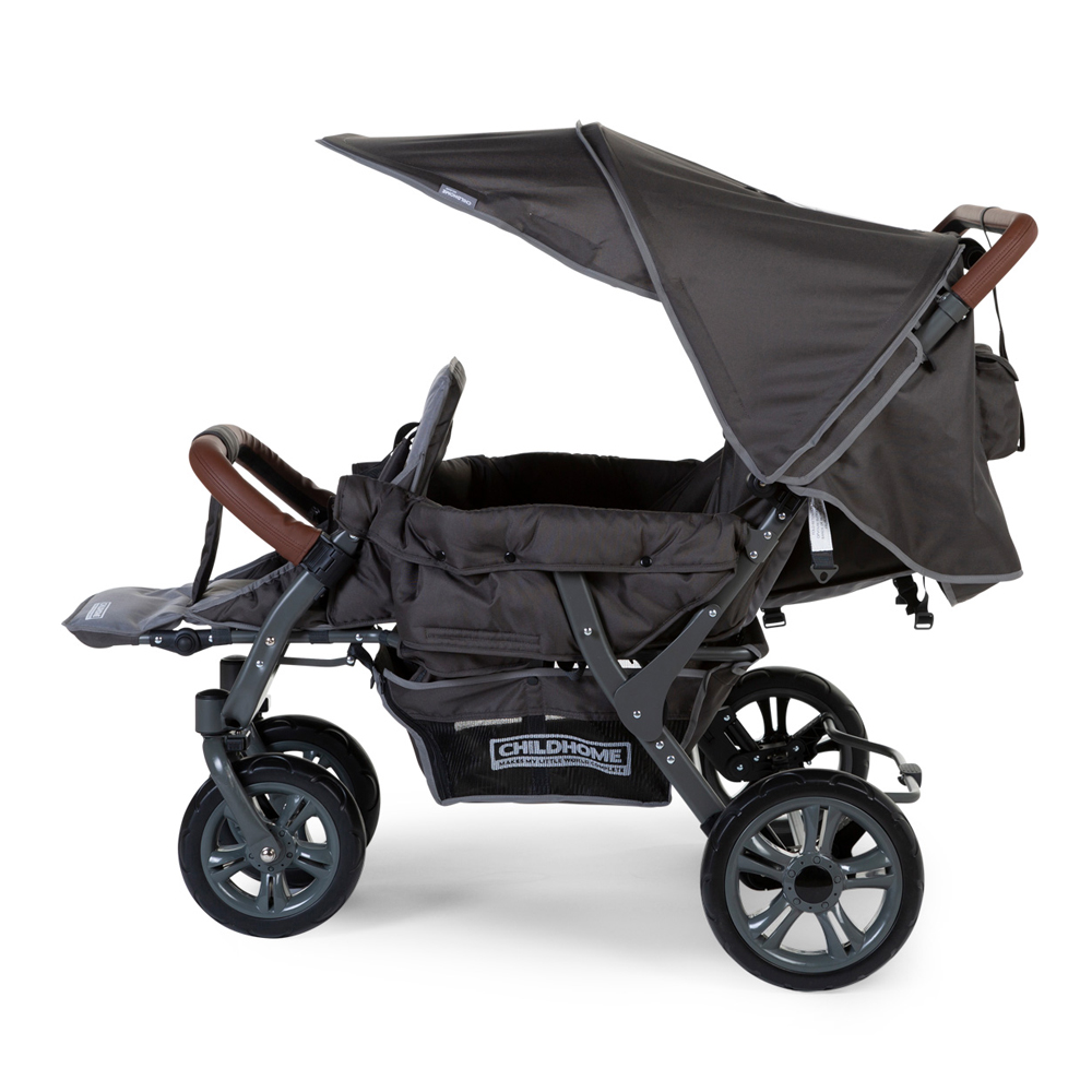Childhome Wózek trzyosobowy Triplet NEW - obrazek 3