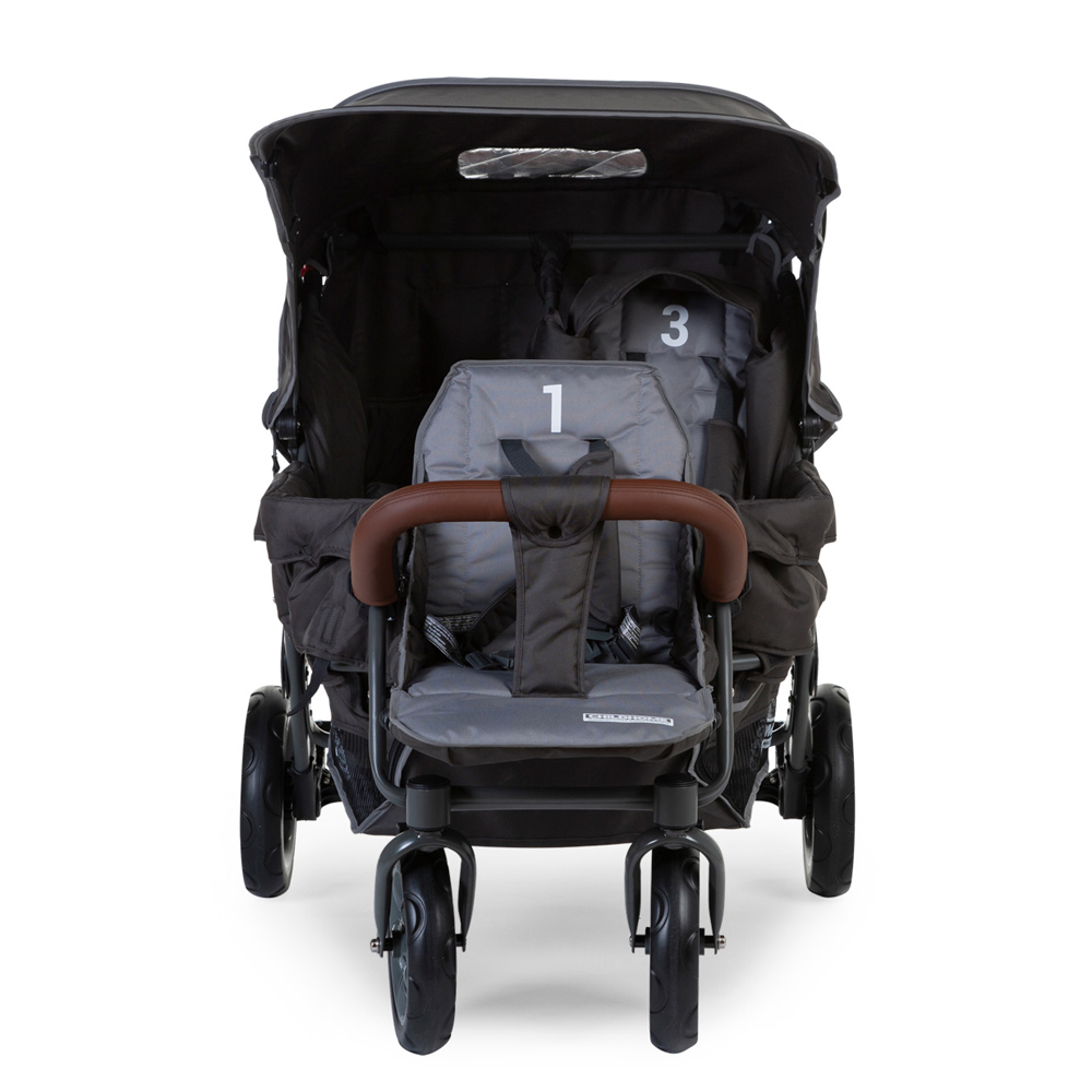 Childhome Wózek trzyosobowy Triplet NEW - obrazek 4