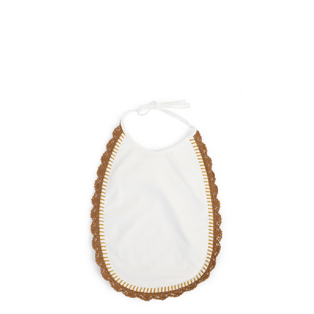 Childhome Zestaw 2 szt. Śliniaków Jersey Crochet Ecru - obrazek 3
