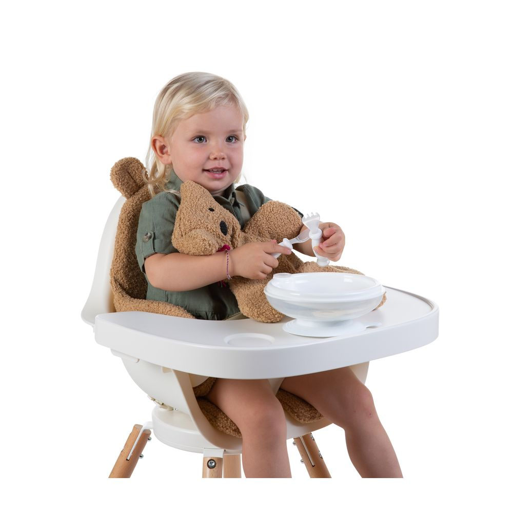 Childhome Dwustronny ochraniacz do krzesełka Evolu 2 Teddy Bear - obrazek 4