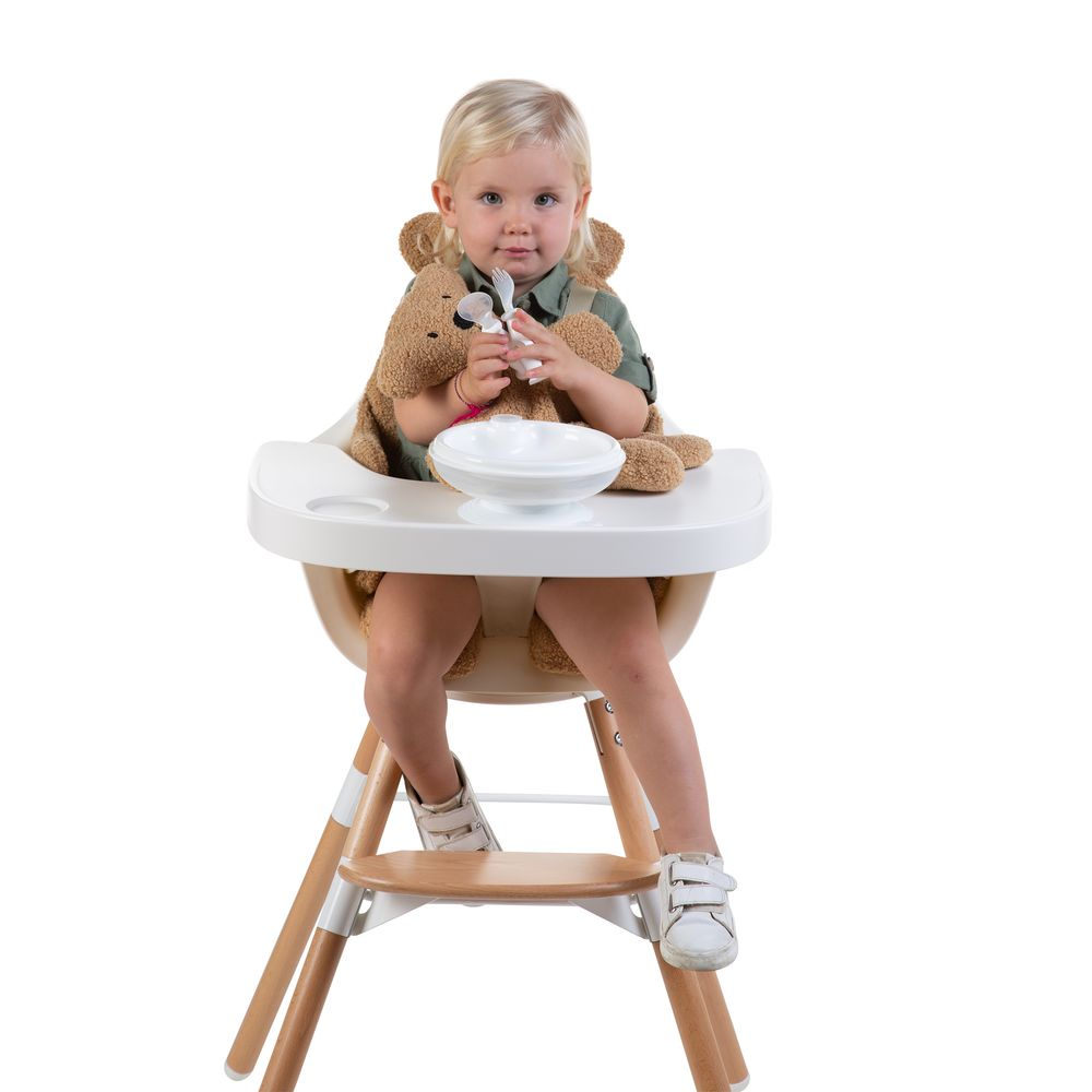 Childhome Dwustronny ochraniacz do krzesełka Evolu 2 Teddy Bear - obrazek 6