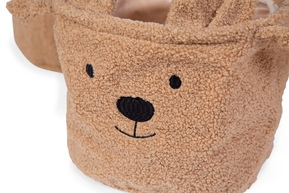 Childhome Pluszowy pojemnik na zabawki 25 x 20 x 20 cm Teddy Bear - obrazek 3