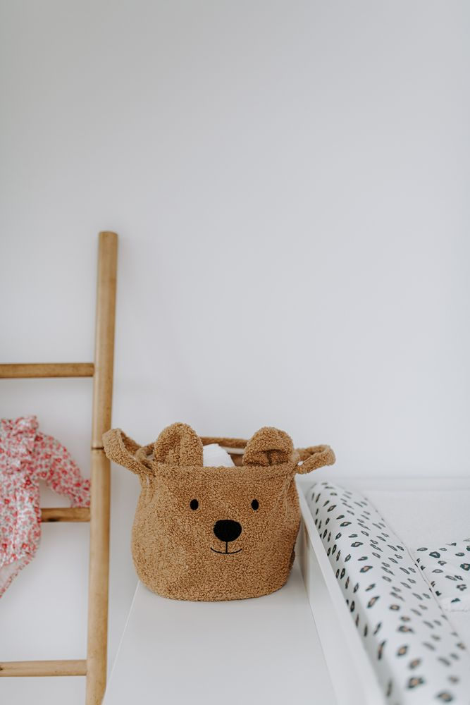 Childhome Pluszowy pojemnik na zabawki 25 x 20 x 20 cm Teddy Bear - obrazek 5
