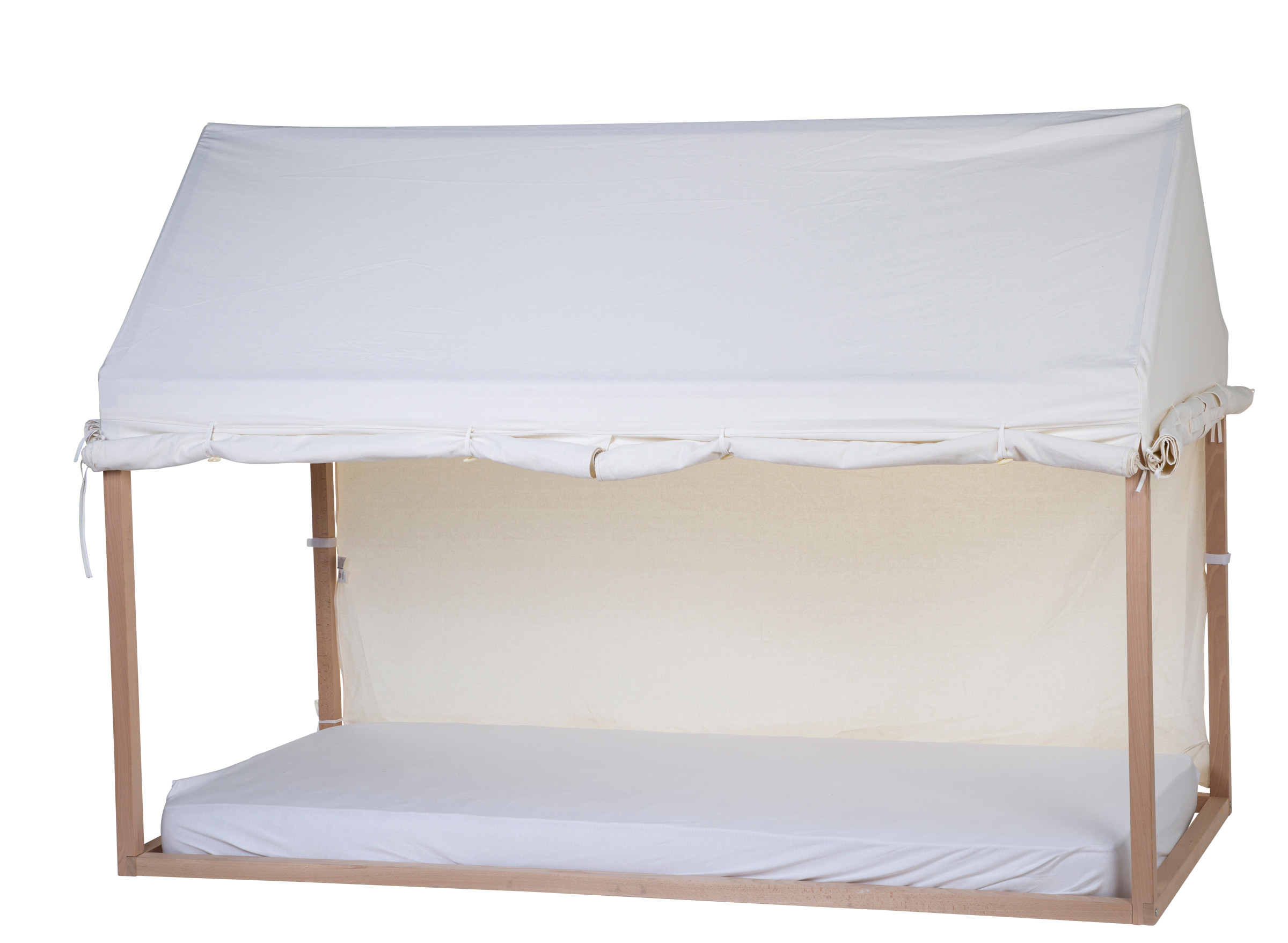 Childhome Pokrowiec do ramy Tipi Domek 90 x 200 cm White - obrazek 3