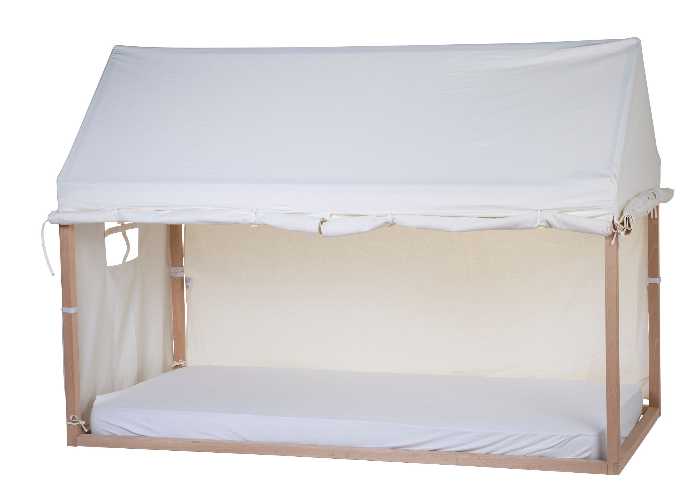 Childhome Pokrowiec do ramy Tipi Domek 90 x 200 cm White - obrazek 4