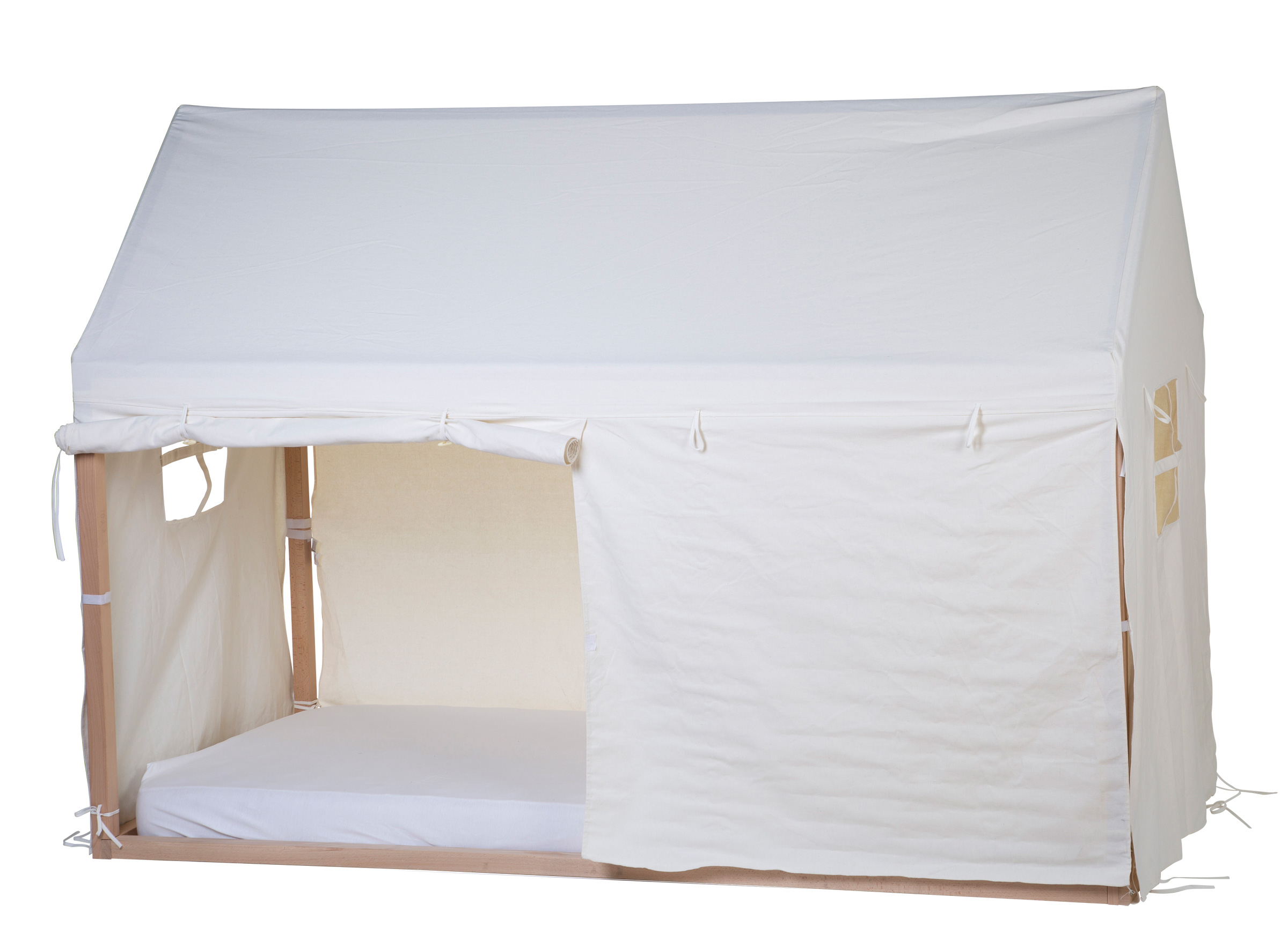 Childhome Pokrowiec do ramy Tipi Domek 90 x 200 cm White - obrazek 5
