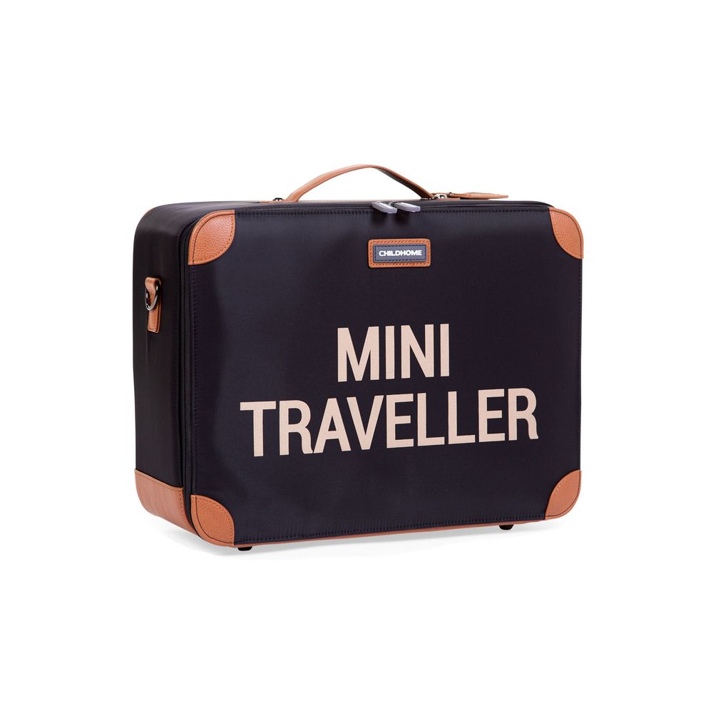 Childhome Walizka dziecięca Mini Traveller Czarno-Złota - obrazek 5