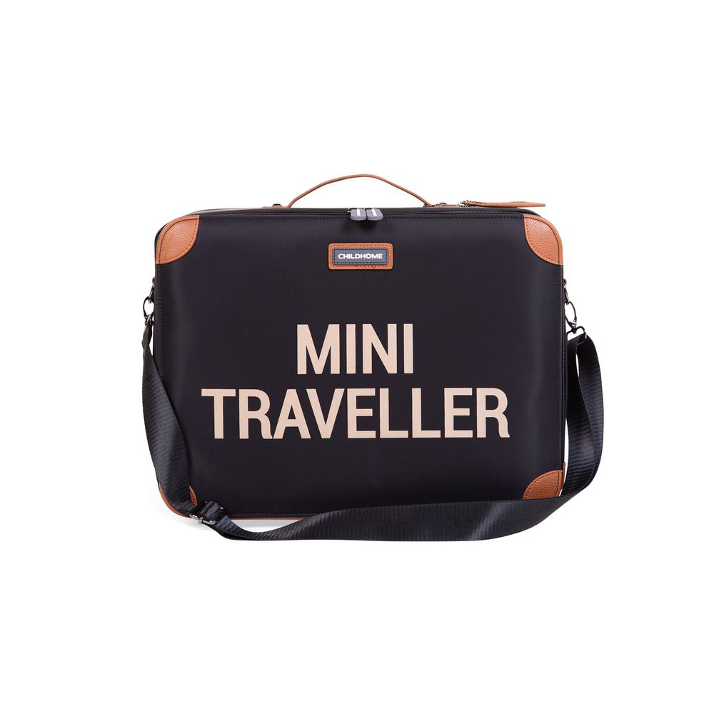 Childhome Walizka dziecięca Mini Traveller Czarno-Złota - obrazek 6