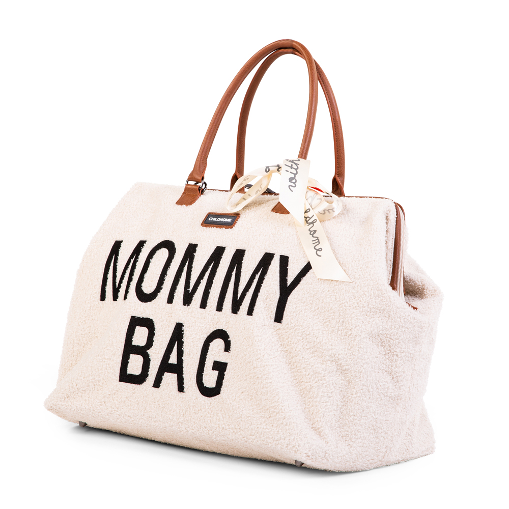 Childhome Torba Mommy Bag Teddy Bear White - obrazek 5