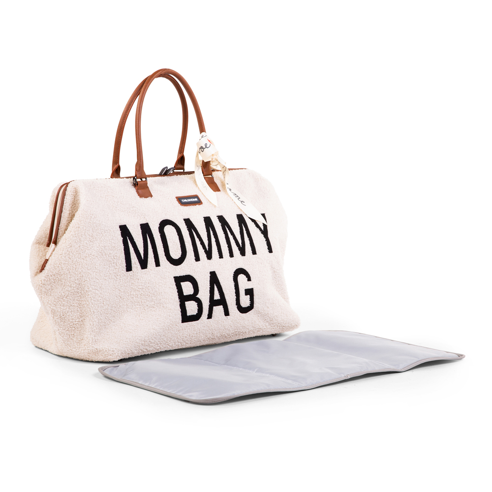 Childhome Torba Mommy Bag Teddy Bear White - obrazek 6