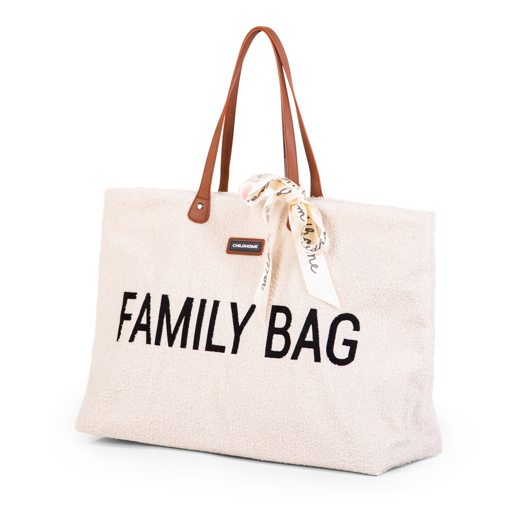 Childhome Torba Family Bag Teddy Bear White - obrazek 5