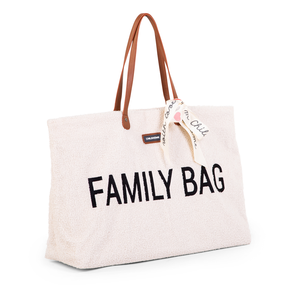 Childhome Torba Family Bag Teddy Bear White - obrazek 6