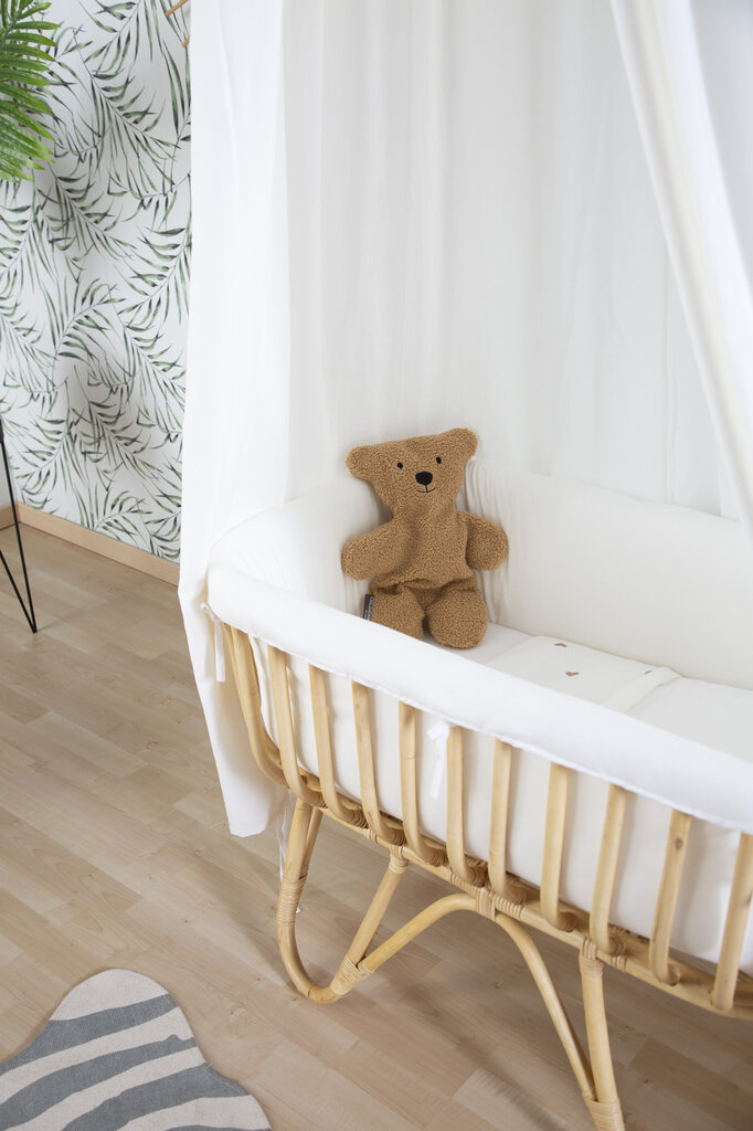 Childhome Baldachim i mata 230 x 120 cm Kremowa - obrazek 6