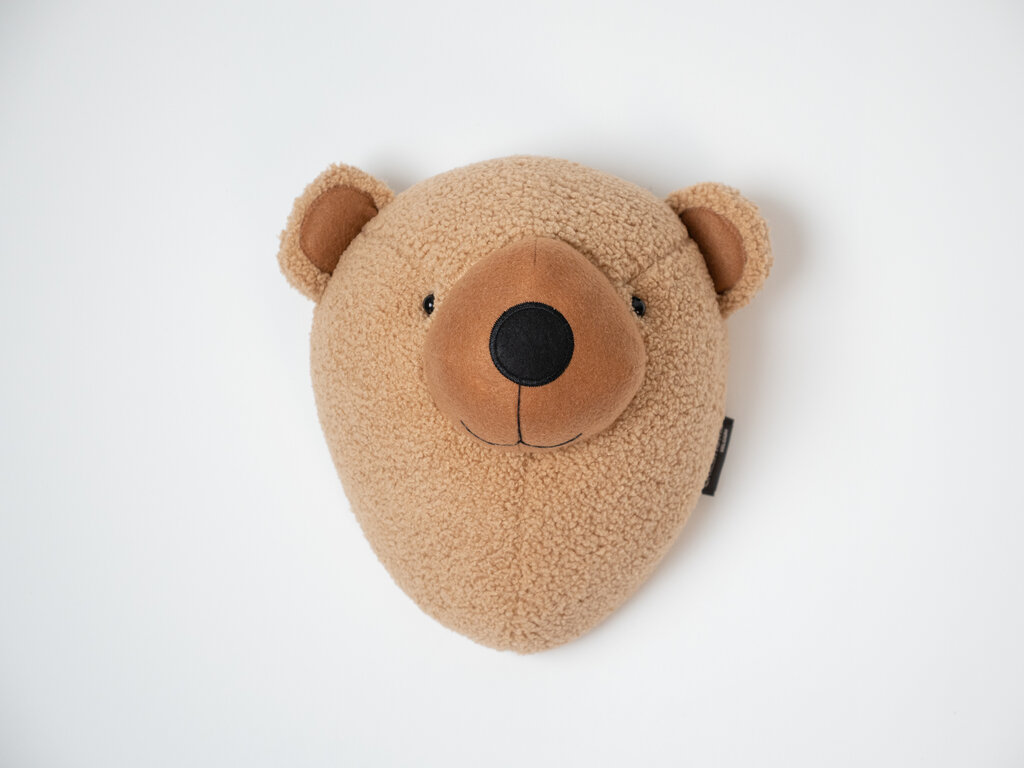 Childhome Filcowa głowa misia na ścianę - obrazek 4
