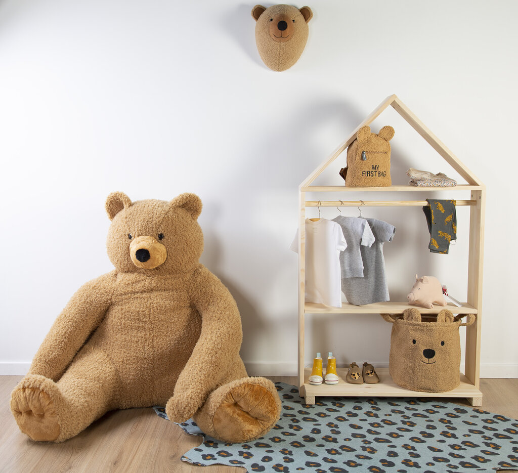 Childhome Filcowa głowa misia na ścianę - obrazek 5