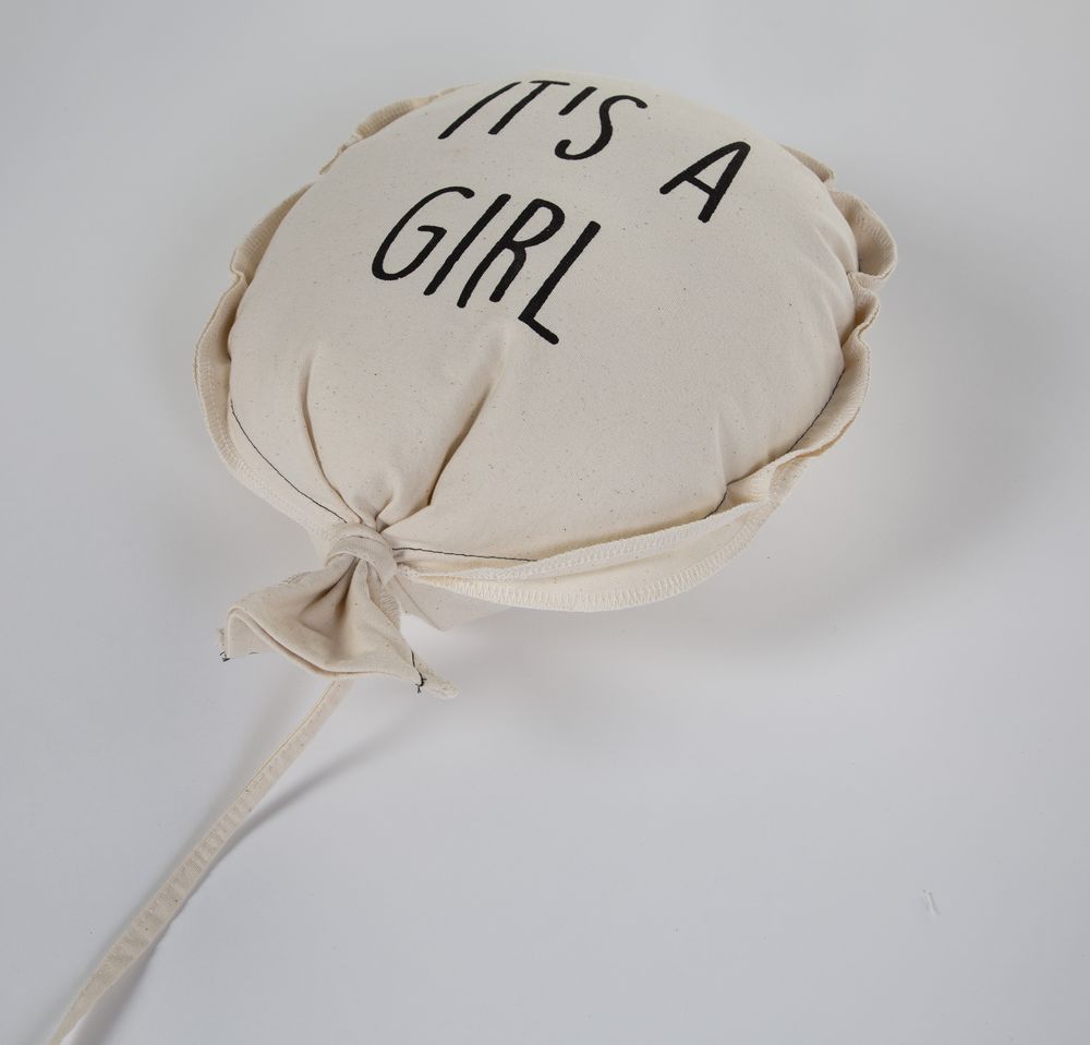 Childhome Balon dekoracyjny kanwas 35 x 26 x 8 cm Girl - obrazek 3