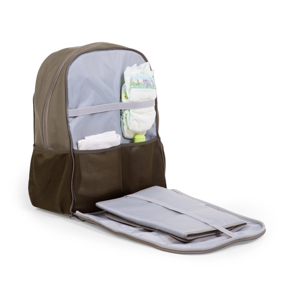 Childhome Plecak Daddy bag Kanwas Khaki - obrazek 3