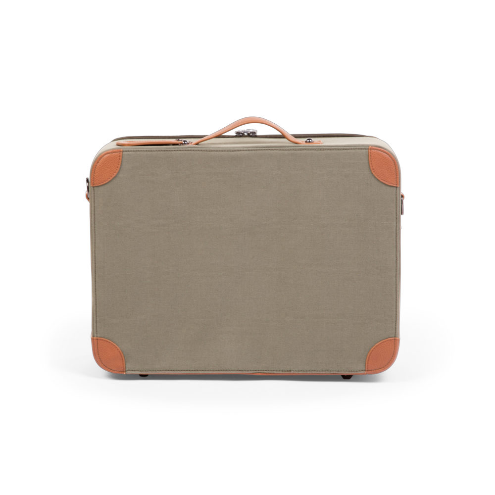 Childhome Walizka dziecięca Mini Traveller Kanwas Khaki - obrazek 3