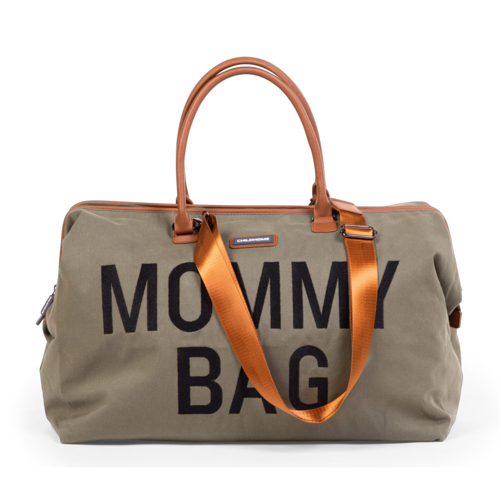 Childhome Torba Mommy bag Kanwas Khaki - obrazek 3
