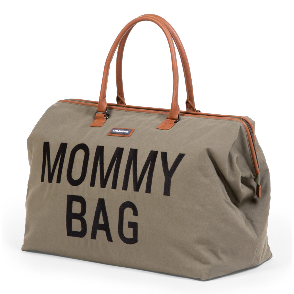 Childhome Torba Mommy bag Kanwas Khaki - obrazek 5