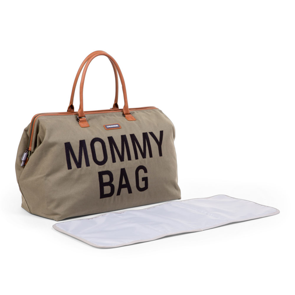 Childhome Torba Mommy bag Kanwas Khaki - obrazek 6