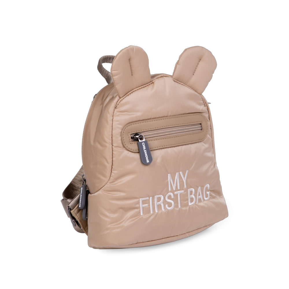 Childhome Plecak dziecięcy My first bag Pikowany Beżowy - obrazek 3