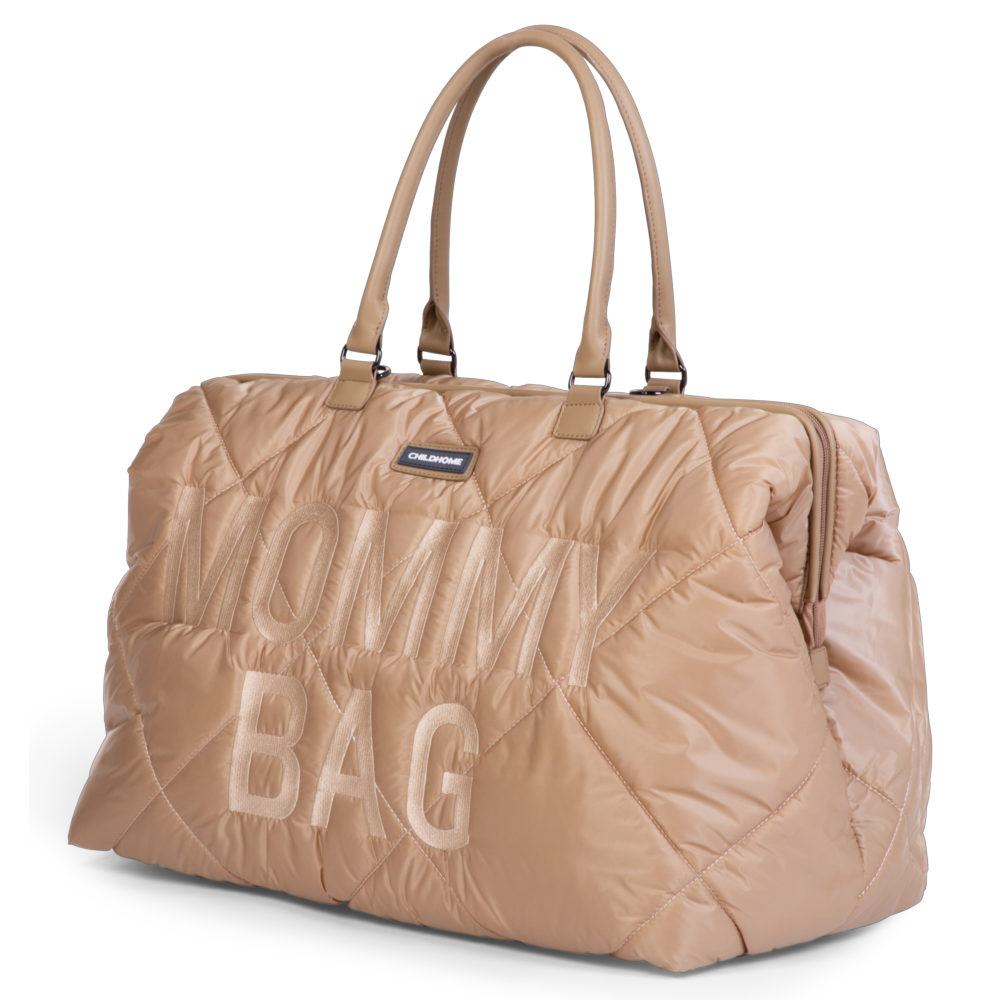 Childhome Torba Mommy Bag Pikowana Beżowa - obrazek 4