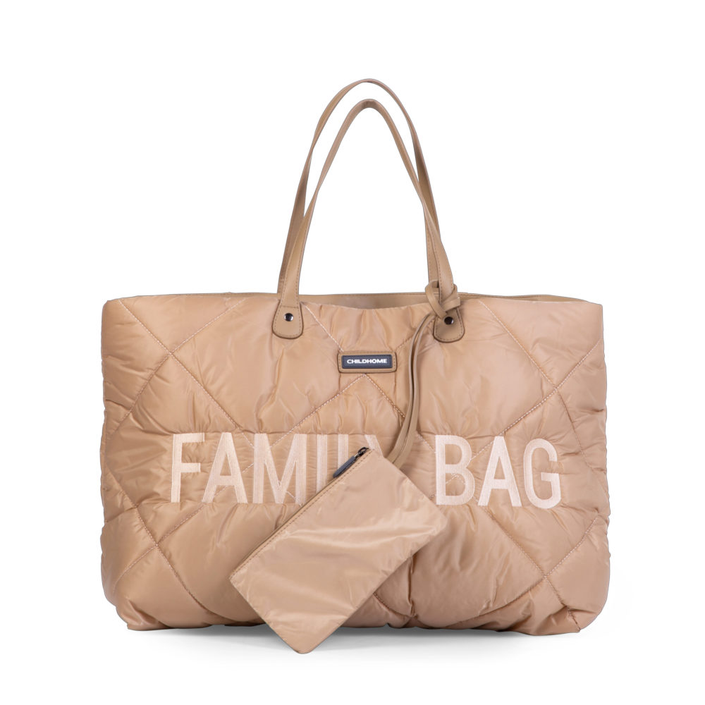 Childhome Torba Family bag Pikowana Beżowa - obrazek 3