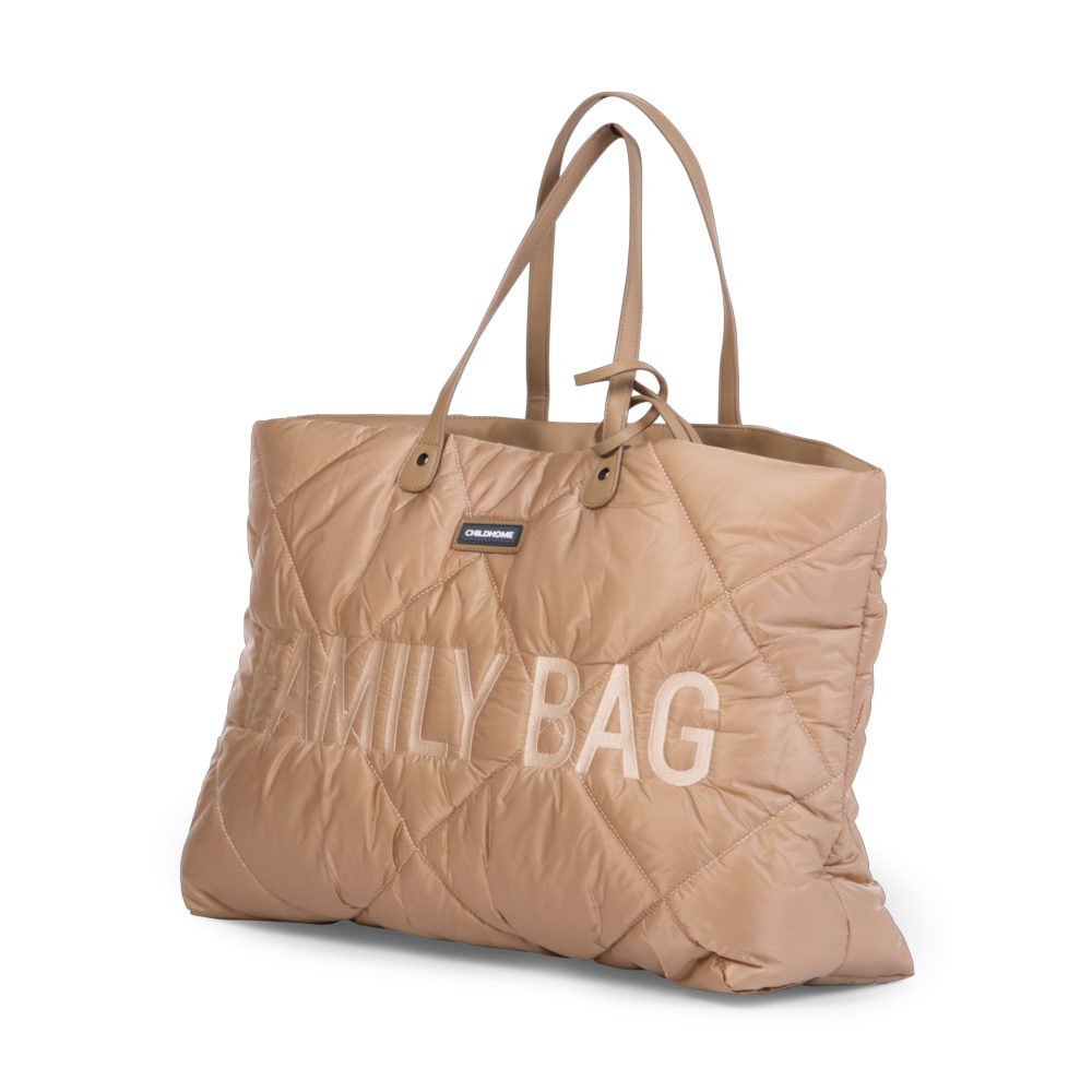 Childhome Torba Family bag Pikowana Beżowa - obrazek 5