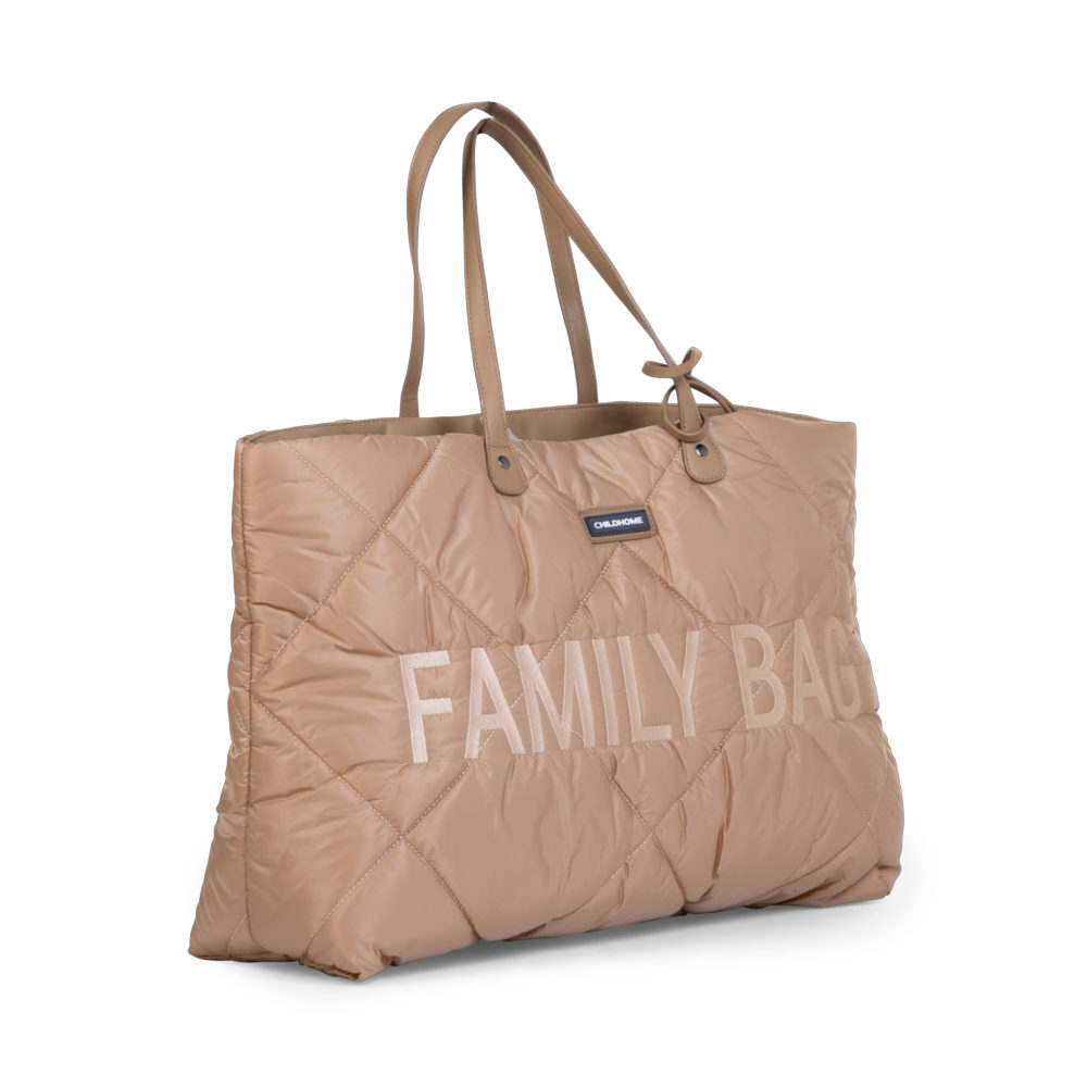 Childhome Torba Family bag Pikowana Beżowa - obrazek 6