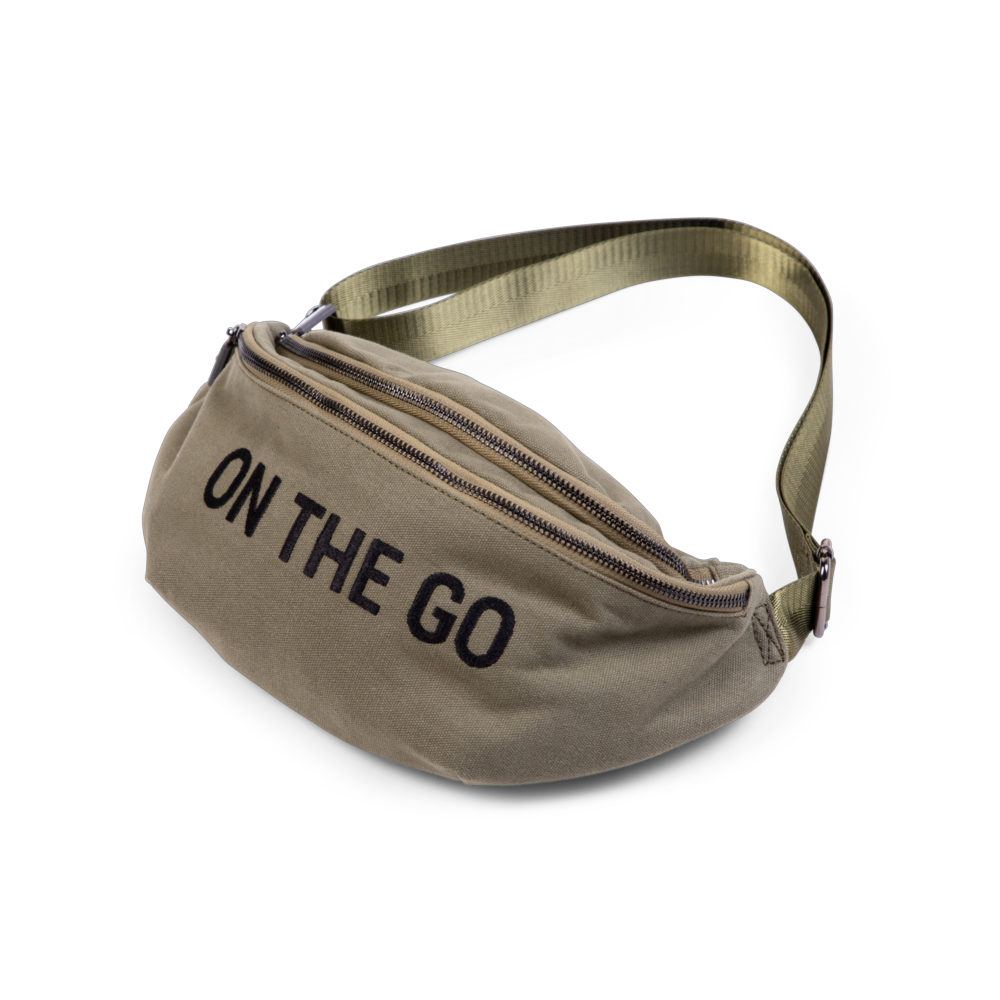 Childhome Nerka Banana Bag Kanwas Khaki - obrazek 4
