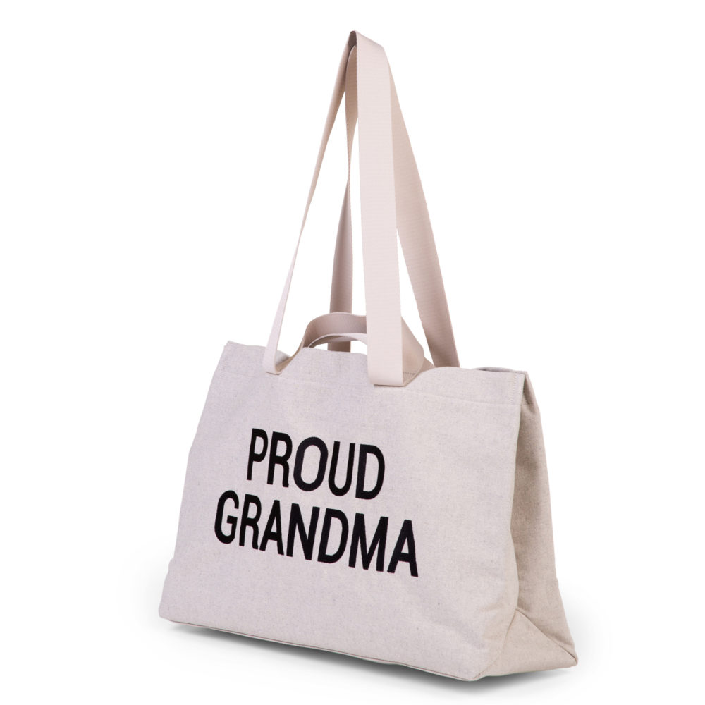Childhome Torba Grandma bag Kanwas Off white - obrazek 3