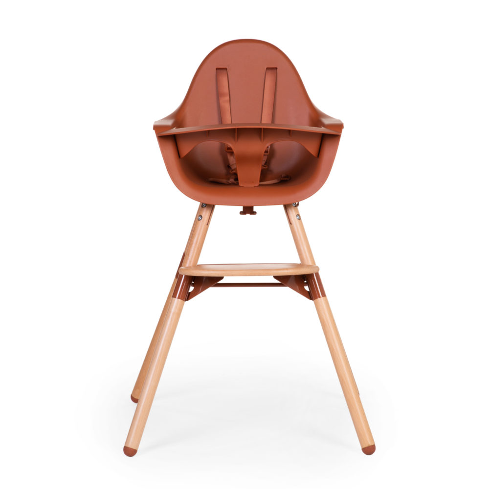 Childhome Krzesełko do karmienia Evolu 2 Natural/Rust - obrazek 3