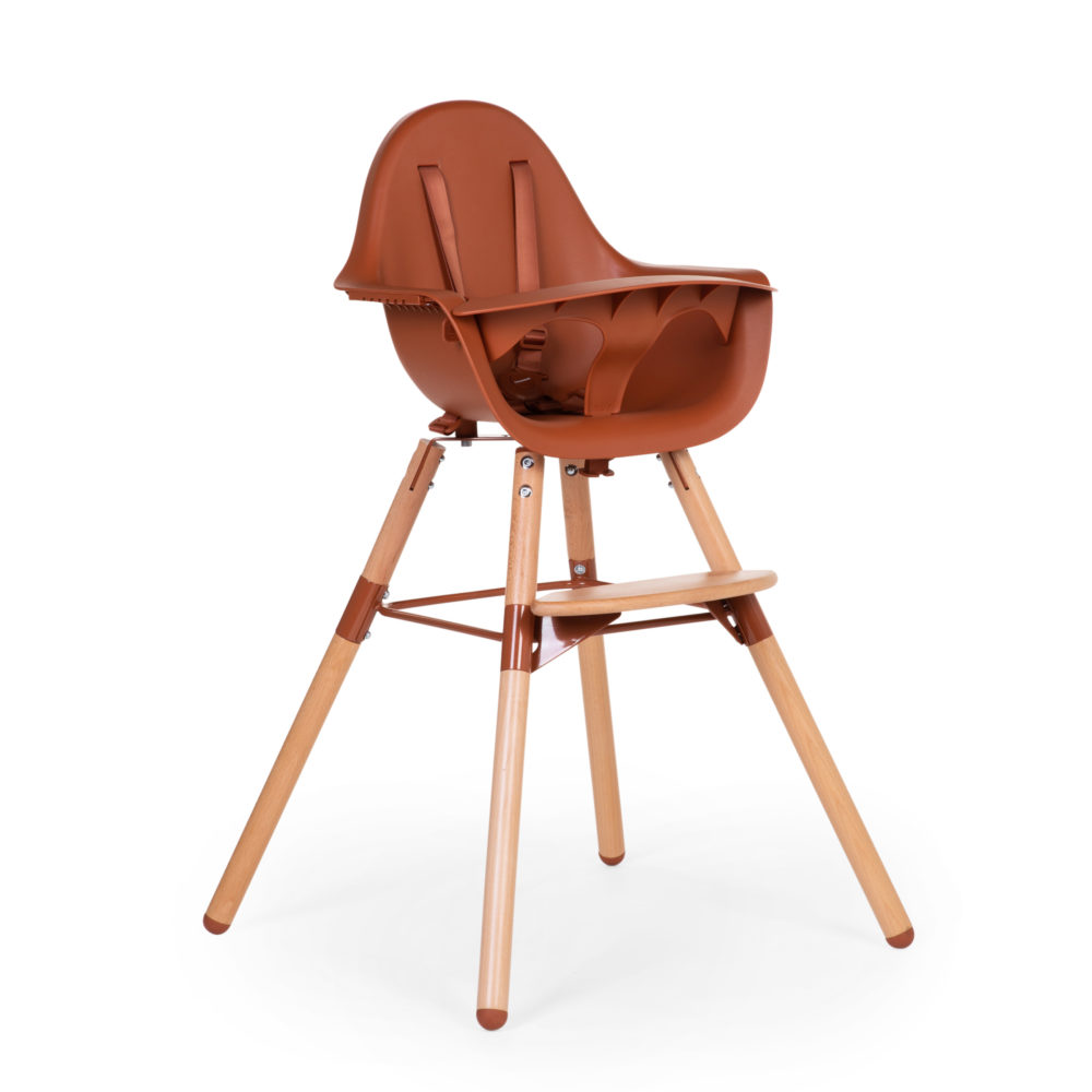 Childhome Krzesełko do karmienia Evolu 2 Natural/Rust - obrazek 4
