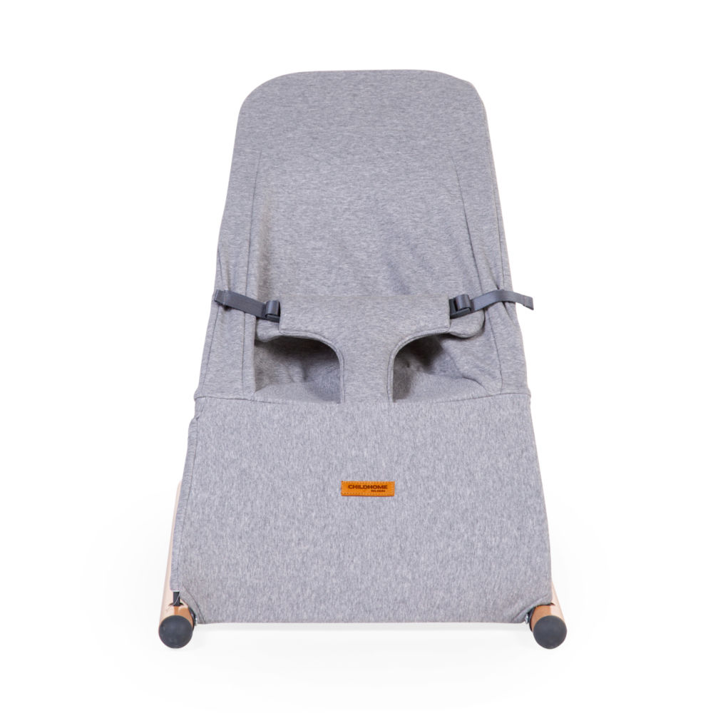 Childhome Leżaczek bujany Evolux Jersey Grey - obrazek 4