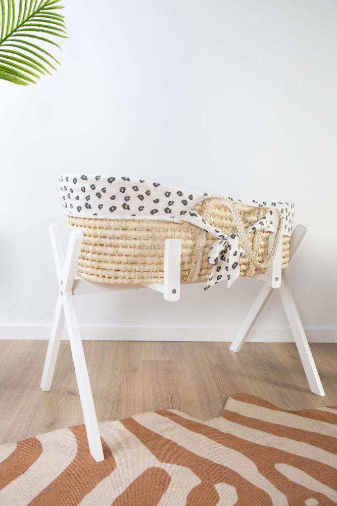 Childhome Stojak Tipi do kosza Mojżesza White - obrazek 3