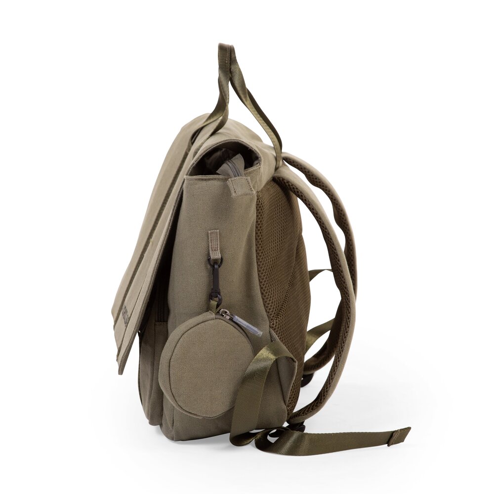 Childhome Tornister My School Bag Kanwas Khaki - obrazek 4