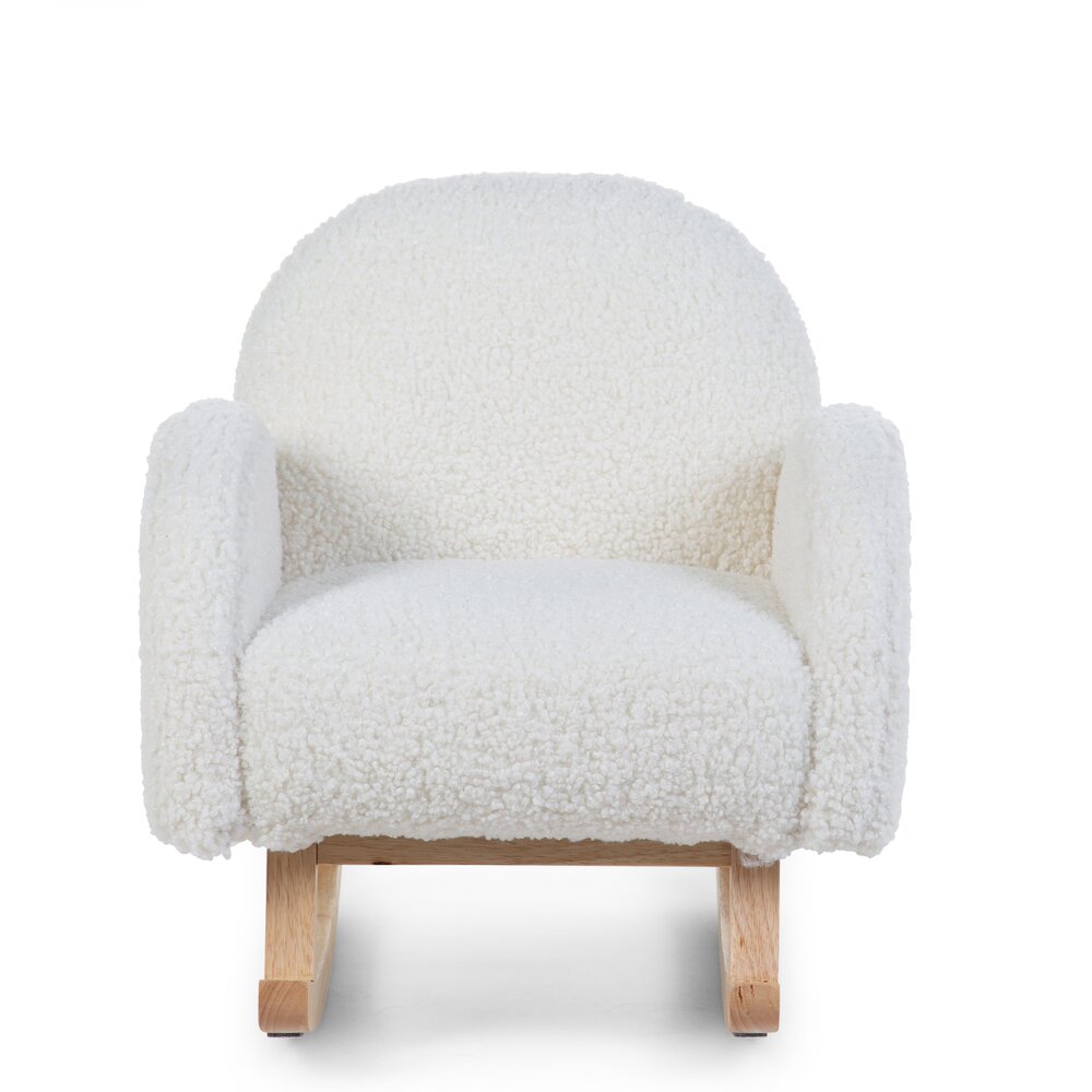 Childhome Dziecięcy fotel bujany Teddy bear Off white - obrazek 3