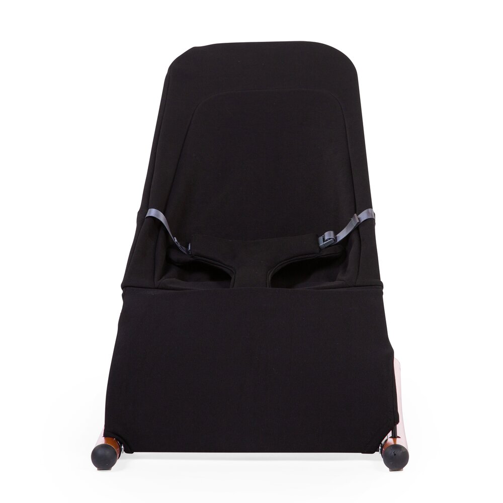Childhome Leżaczek bujany Evolux Nut Black - obrazek 3