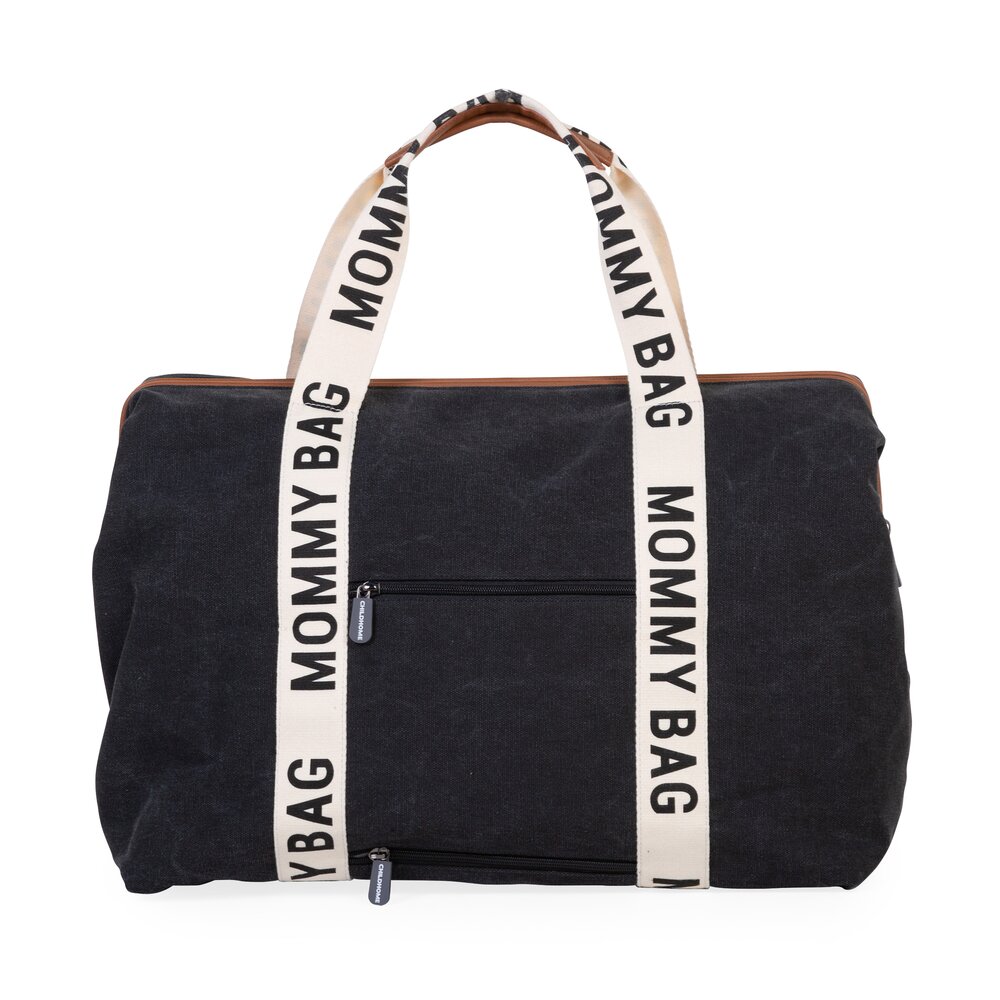 Childhome Torba Mommy Bag Signature Czarna - obrazek 3