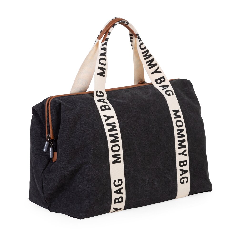 Childhome Torba Mommy Bag Signature Czarna - obrazek 4